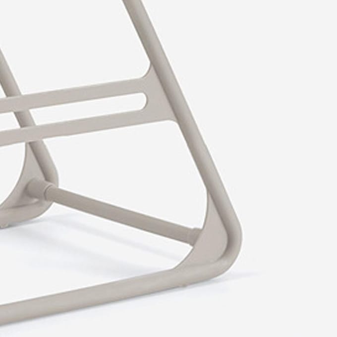 Hanger Opbergrek PP Driehoekig Afgerond Ontwerp Plank Multifunctionele Organizer Grijs grijs