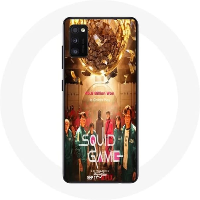 Coque - Samsung - Galaxy A41 - Souple - Noir - Squid Game