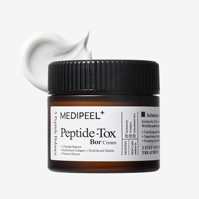 MEDI-PEEL Peptide Tox Bor Cream – Firming & Wrinkle Care Moisturizer (50 g)