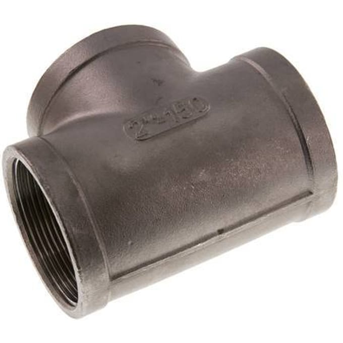 Rp 2'' RVS T-stuk 16 Bar - FL3T-F-SH-200R
