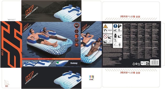 Luxe Tweepersoons Luchtbed 196x193 cm voor Camping en Buiten