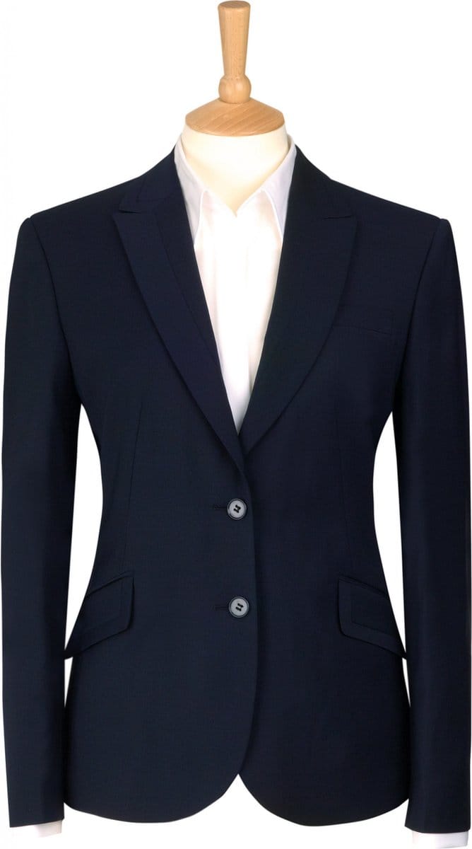 Brook Taverner Novara Tailored Fit Jacket BT2222 - Black - 46 EU (18 UK)