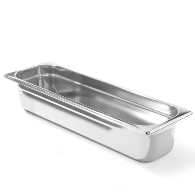 HENDI Gastronormbak – RVS 18/10 – 5,8L – 100mm hoog – Stapelbaar