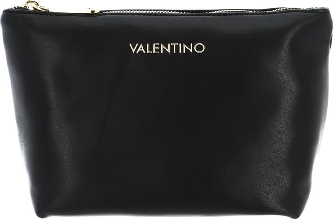 VALENTINO Toilettas Chamonix Re Soft Cosmetic Case Nero Zwart