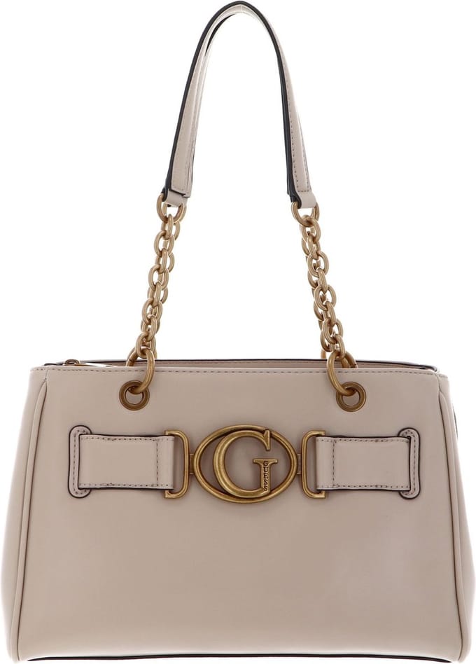 GUESS Schoudertas Aviana Luxury Satchel Light Rum Beige