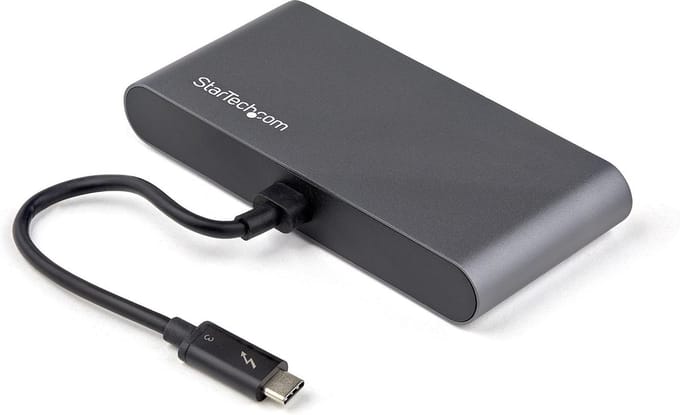 StarTech.com Thunderbolt 3 Mini Dock - 2× HDMI - 1GbE