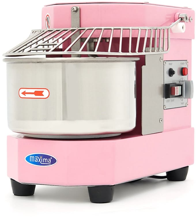 Spiraalkneder - 8 L - 4,5 Kg Deeg - Pastel Roze