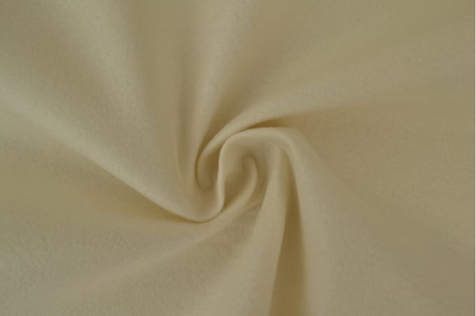 Vilt stof - 3mm dik vilt - 1 meter - Per meter - Champagne