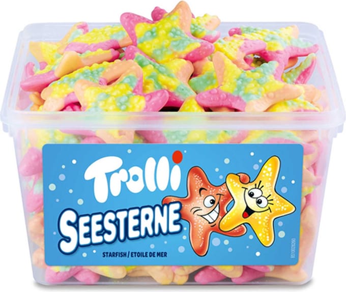 Trolli - Zeesterren - 75 stuks