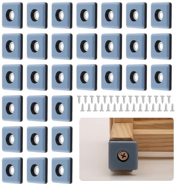 30 Stuks Teflon Meubelglijders voor Gemakkelijk Bewegen van Meubels