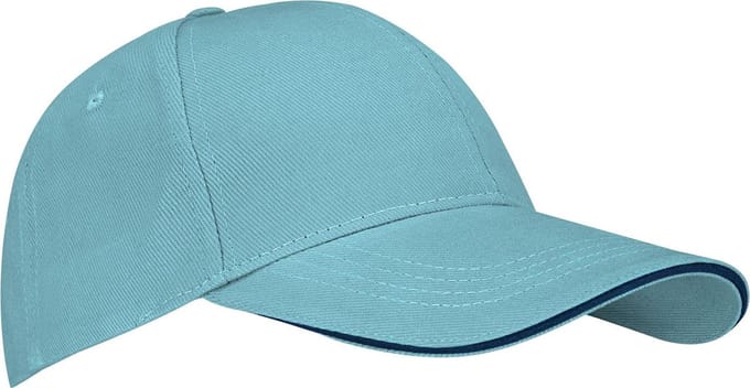 New Port Baseballcap Senior - Sandwich - Lichtblauw/Marine