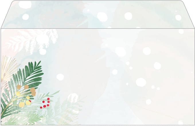 Kerst envelop Sigel Kerst - Silence druk binnenin 90gr DL