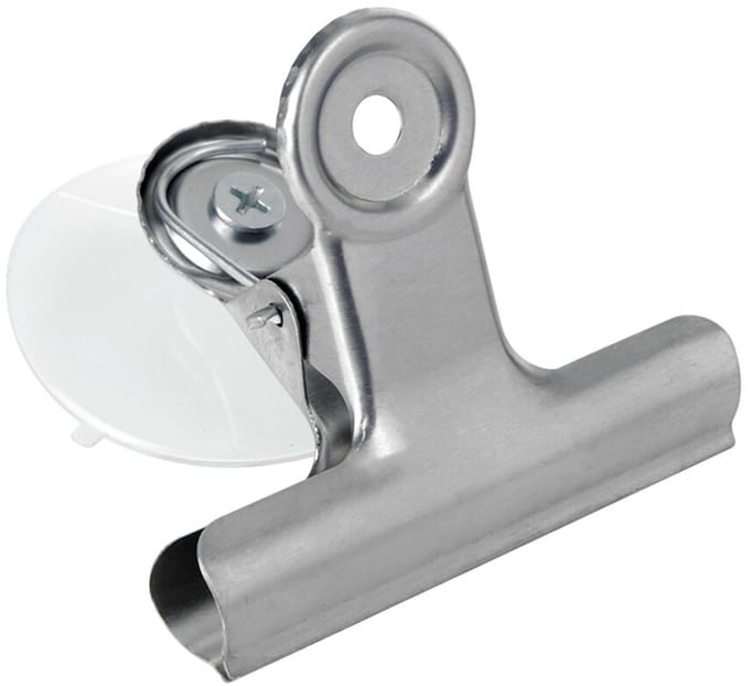 Metalen clips met zuignap