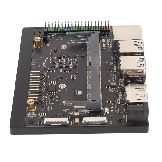 Carte de développement NX basée sur l'interface précise Jetson Orin NX Intelligence artificielle gray