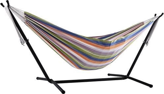 Vivere Dubbele Hangmat met Standaard - Retro