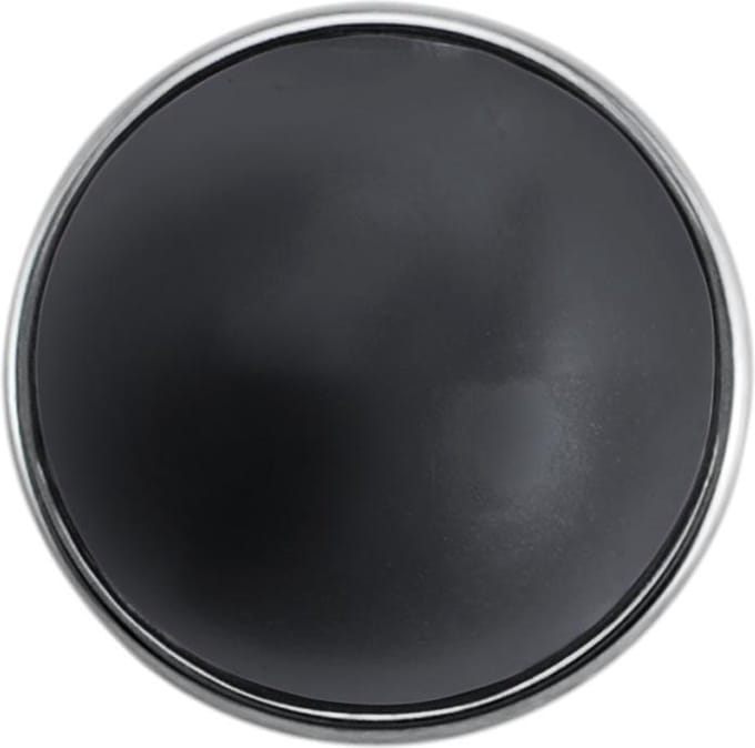 Quiges - Drukknoop Mini 12mm Faux Parel Grijs - EBCMK154