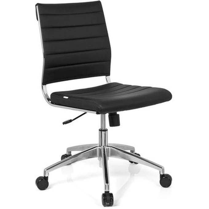 hjh office Trisha - Bureaustoel - Kunstleder - Zwart