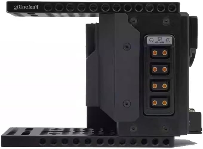 Cineback Camera Support Extension Module met V-Mount Plate, D-Tap Splitter en Schokbestendige Opbergruimte voor Sony FX3/FX30