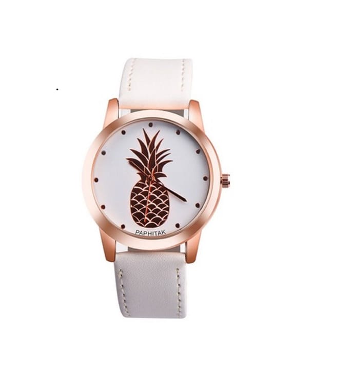 Hidzo Horloge Transparant ø 37 mm - Wit - In horlogedoosje