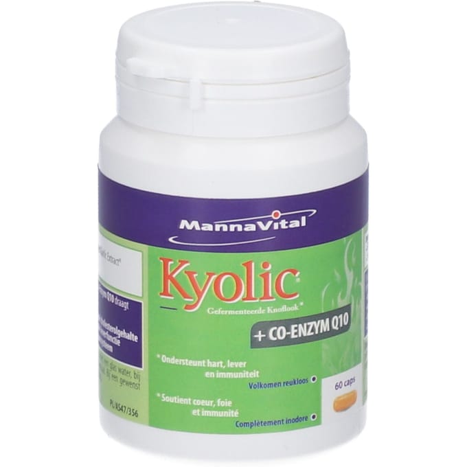 Mannavital Kyolic + co-enzym Q10 60 Capsules