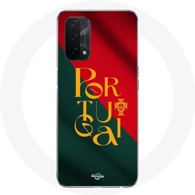 Oppo A54 5G hoesje Portugese vlag