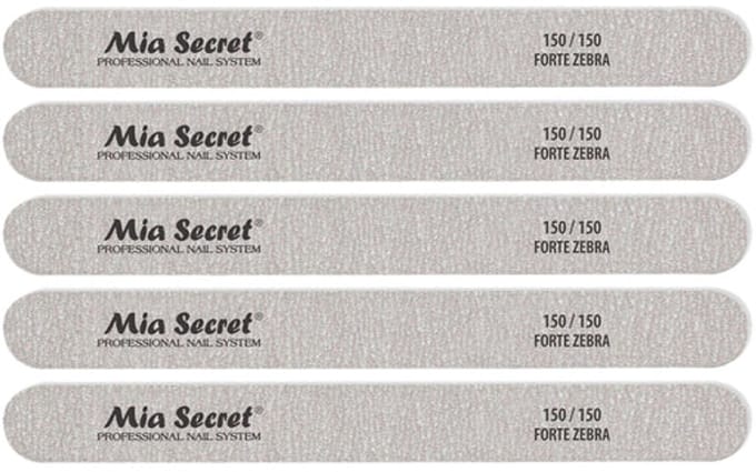 Forte Zebra Straight Nagelvijl 150/150 Groen (5stuks)