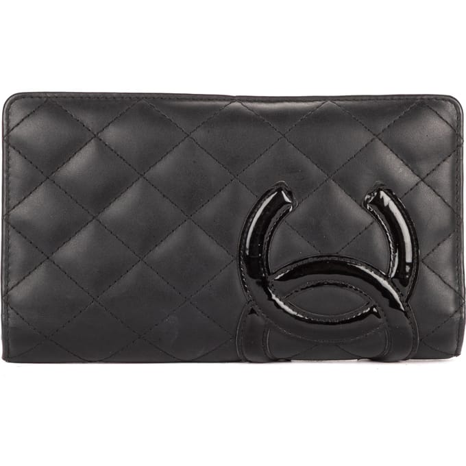 Cambon Ligne Long Bifold Wallet   portemonnee