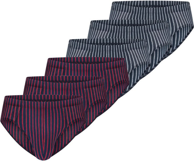 Schiesser Heren slip / onderbroek 6 pack 95/5 Essentials Cotton