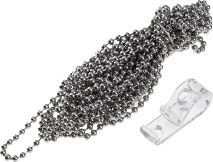 INSPIRE - vervangende ketting voor side-pull rolgordijn zonwering - 5 M - metaal