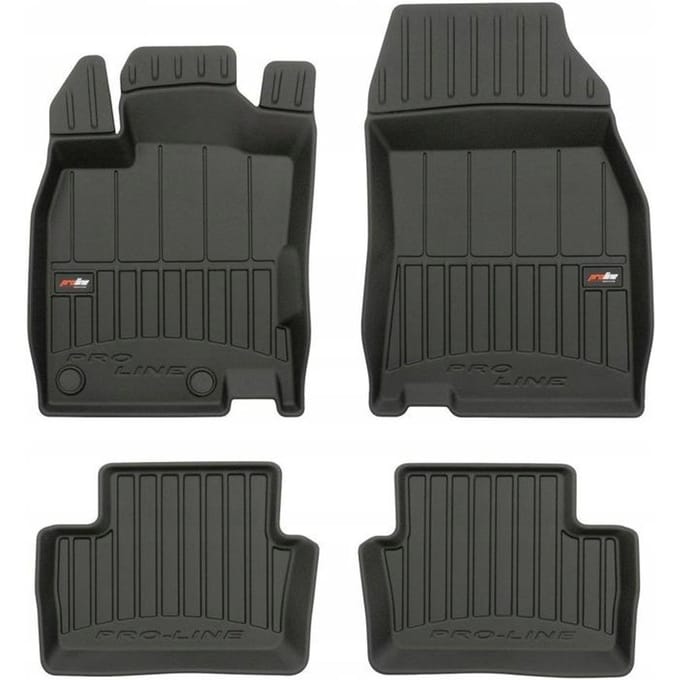 FROGUM – 3D Rubber Vloermatten voor RENAULT Kadjar (2015-2022) – Set van 4 – TPE – Hoge rand 6 cm