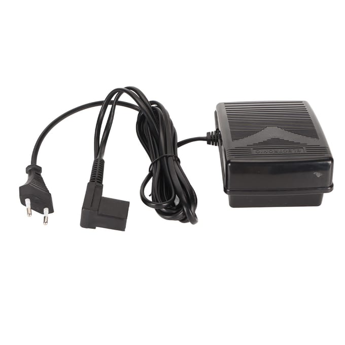 Voetpedaal met netsnoer, vervanging voor Singer 248 250 251 252 257 8019 974 2517 2530 2543 2950 3001 3002 black