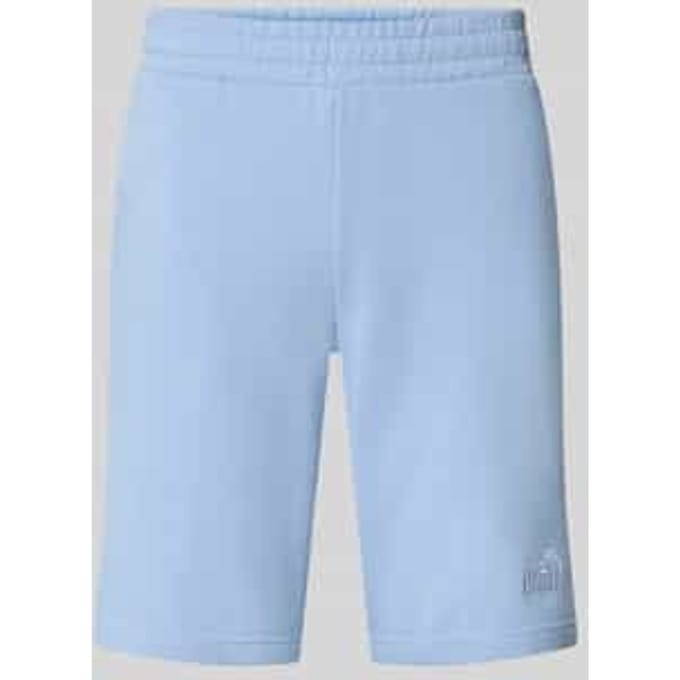 short met logo en elastische band