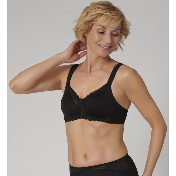 Triumph - Maat E90 -Modern Lace+Cotton N Vrouwen Beha - BLACK