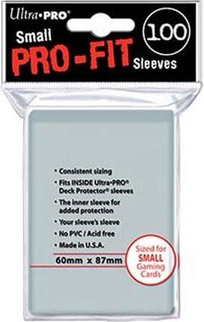 Speelgoed | Kaartspel - Sleeves Pro-Fit Clear Small C100