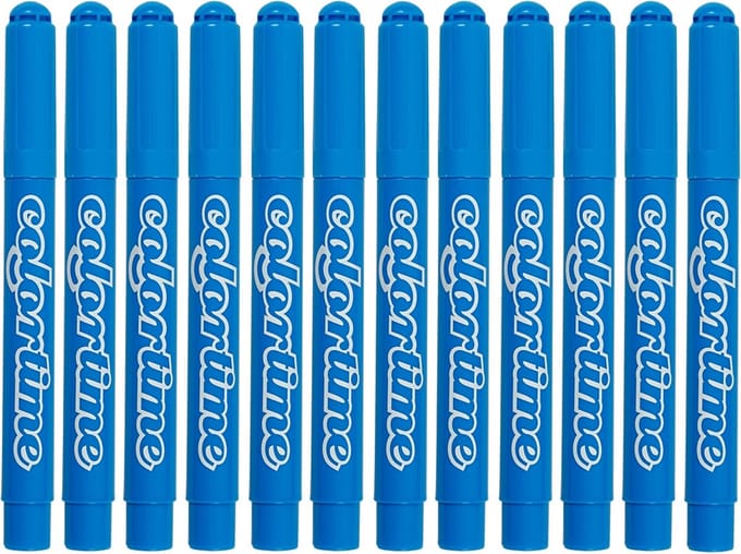 Colortime stift,  5 mm lijn, lichtblauw, 12 stuks