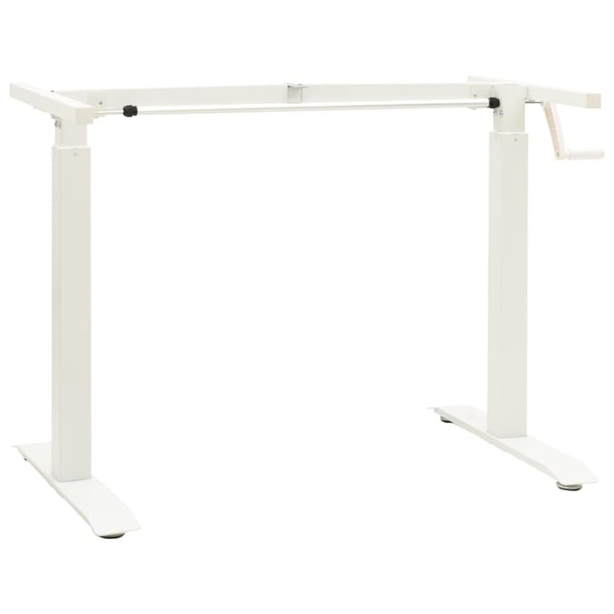 vidaXL - Zit-stabureauframe - met - slinger - handmatig - wit