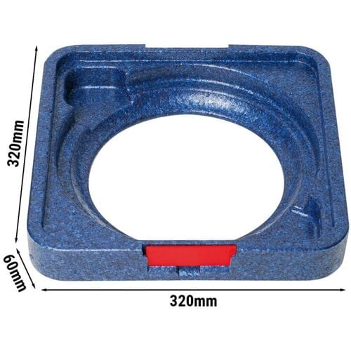 (22 stuks) THERMO FUTURE BOX Diner-Box PLATTER RING - Blauw