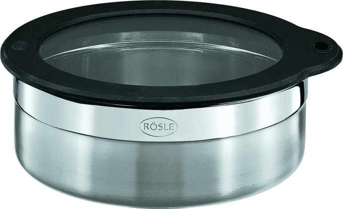 Rösle Keuken - Voorraadpot met Deksel 1,2 liter - Roestvast Staal - Zilver