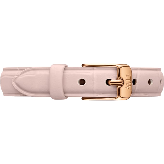Daniel Wellington DW Strap Leather Pressed Rouge 10mm Rose Gold