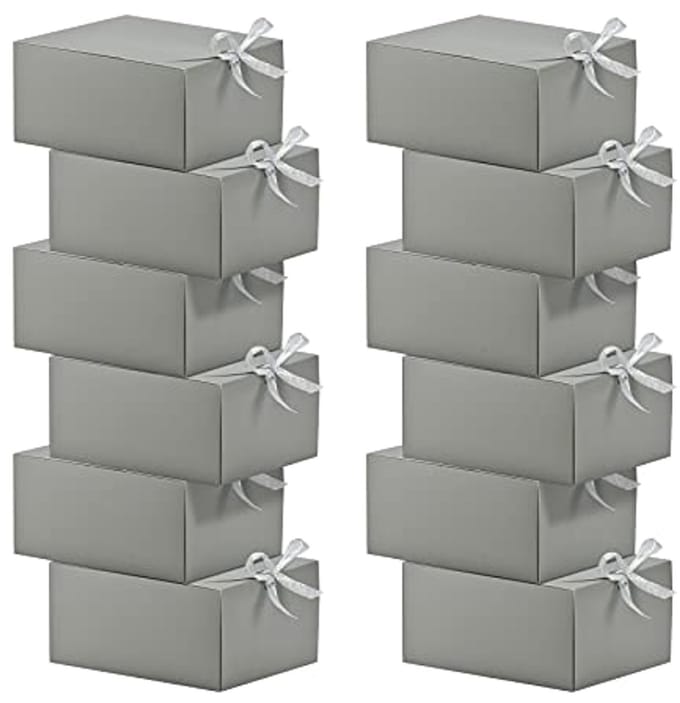 Geschenkdozen met deksels voor Bruiloft en Feestdagen - 12 Sets, 20 x 20 x 10 cm