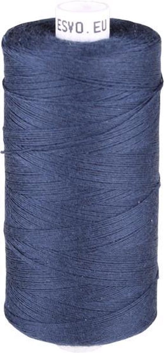 ESVO naaigaren - waterafstotend - 2 x 400 m - dikte 50 - donkerblauw