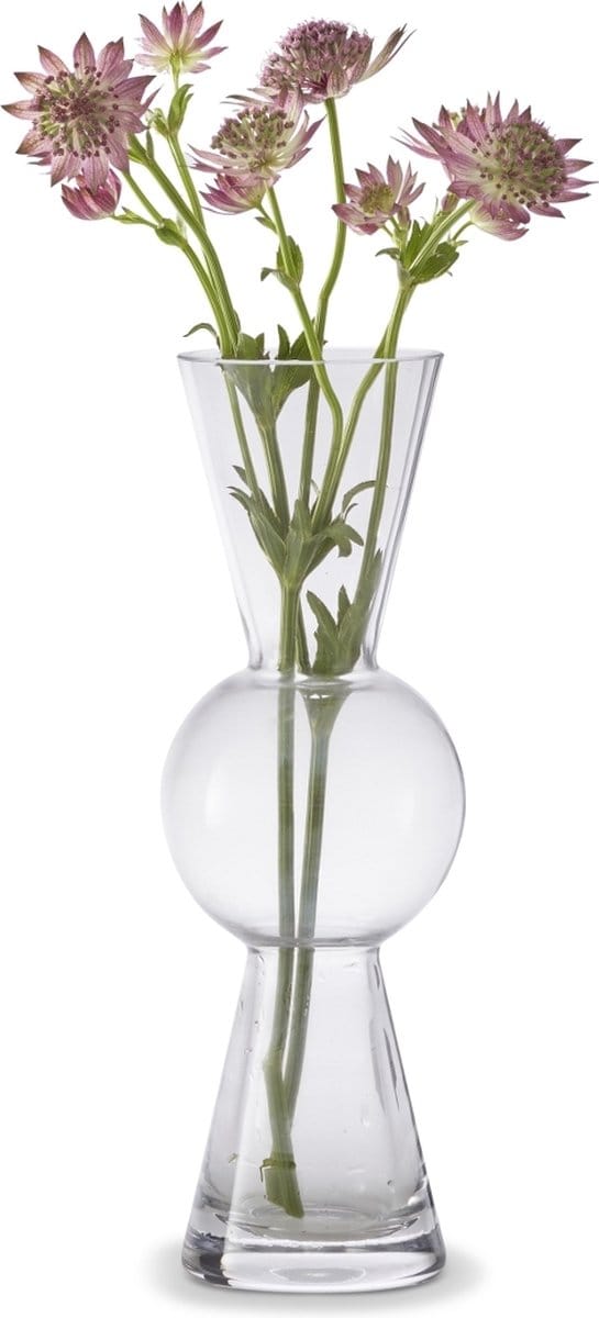 Design House Stockholm Bon Bon vaas medium transparant design Eva Schildt