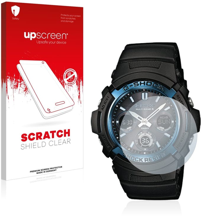 upscreen - Screenprotector voor Casio AWG M100 - Folie Beschermfolie transparant
