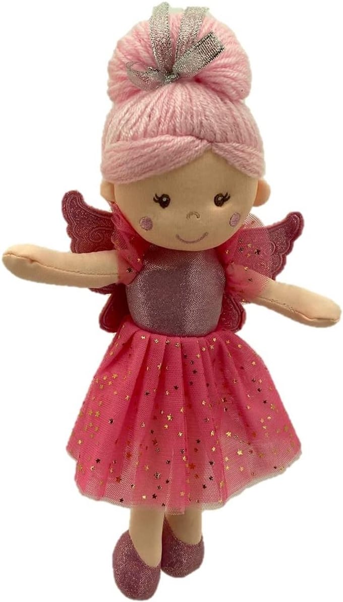 Zachte Pluche Feeënpop Prinses Knuffel 30 cm Roze