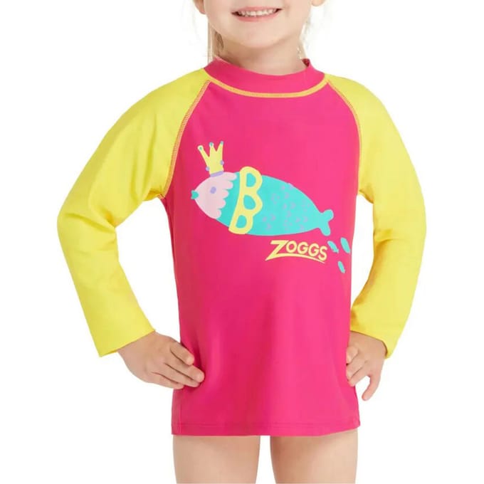 Zwemshirt met lange mouwen voor baby's Zoggs