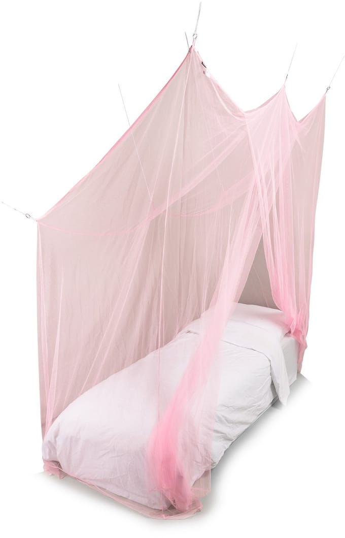 Deconet klamboe LOFT- Roze- L210cm x H120cm én H200cm x B100cm 1 pers