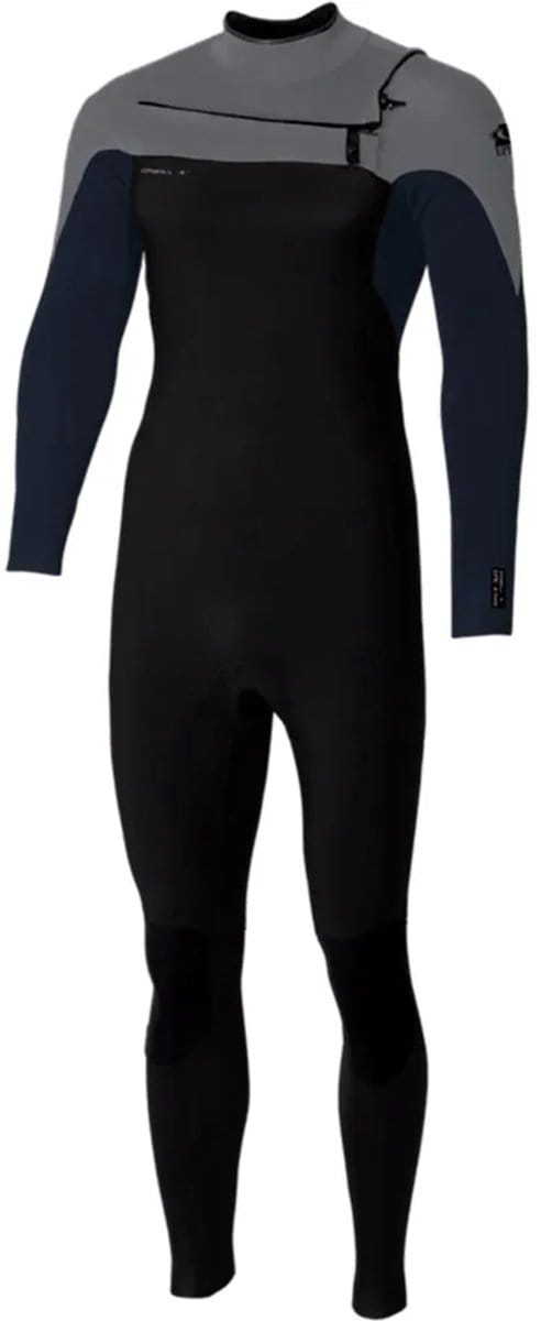 2026 O'Neill Heren Epic 4/3mm Borst Ritssluiting Wetsuit - Black