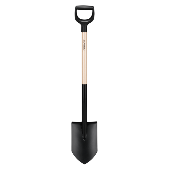 Fiskars Solid™ Spade Met Houten Steel