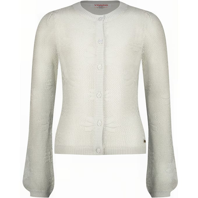 Vingino Marieke Macroon White Maat: 4 | Truien Outlet | Unisex | Ecru