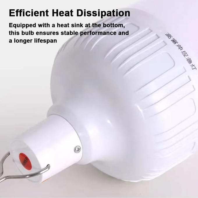 6-pack 60W LED-lamp Oplaadbare noodverlichting Waterdichte campinglamp met 3 lichtmodi voor wit